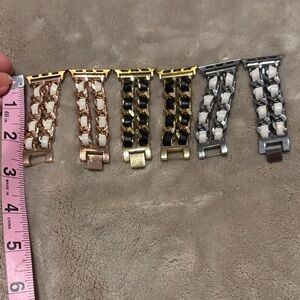 Apple Watch Bands bundle in Rose Gold, Gold, Silver